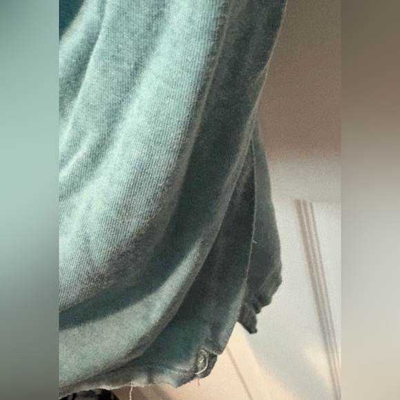 Umgee Teal V-Neck Dress - Picture 5 of 6